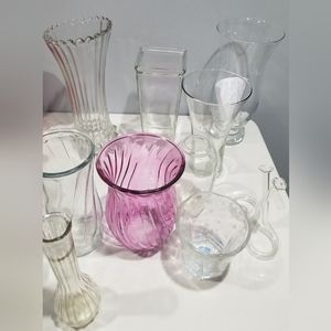 Glass  And Crystal Vases